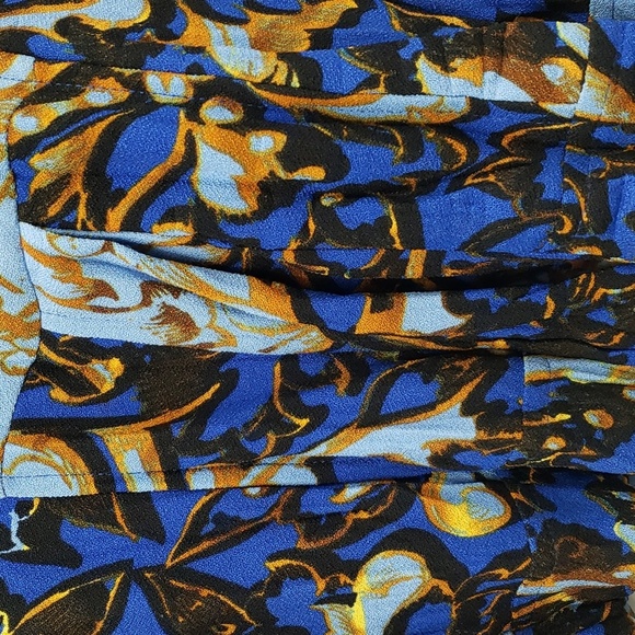 Alberto Makali | Blue base , Abstract Floral detailed blazer - small - Picture 6 of 10